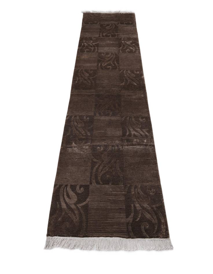 Detail image of  2' 9 x 10' 3  Hand Knotted Darya Wool Runner Rug