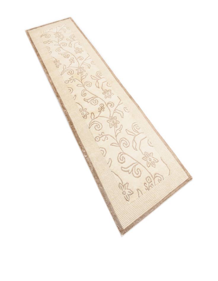 Detail image of  2' 8 x 9' 9  Hand Knotted Darya Wool Runner Rug