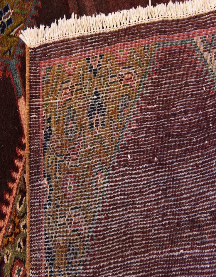 Detail image of  3' 10 x 9' 10  Hand Knotted Farahan Persian Wool Runner Rug