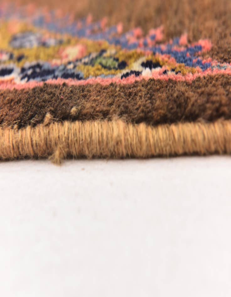 Detail image of  3' 10 x 9' 10  Hand Knotted Farahan Persian Wool Runner Rug