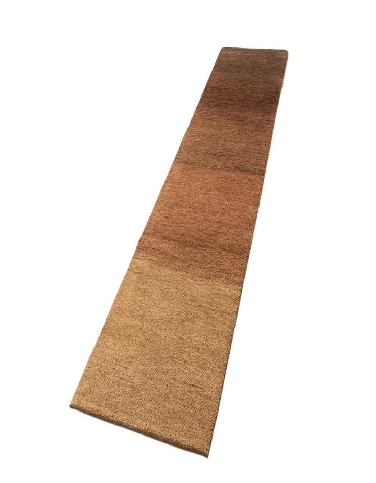 Detail image of  2' 8 x 11'  Hand Knotted Gabbeh Wool Runner Rug