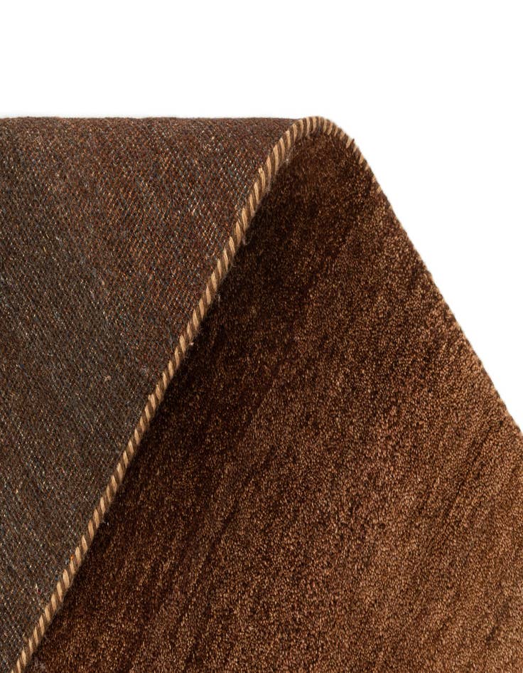 Detail image of  2' 8 x 11'  Hand Knotted Gabbeh Wool Runner Rug