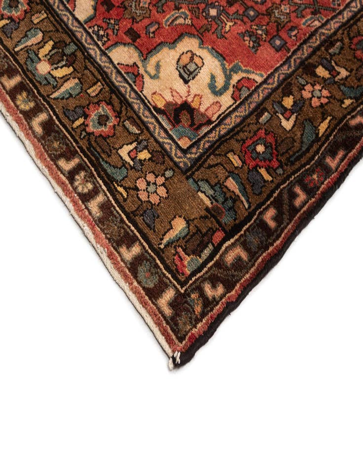 Detail image of  3' 11 x 10' 9 Hamedan Wool Runner Rug