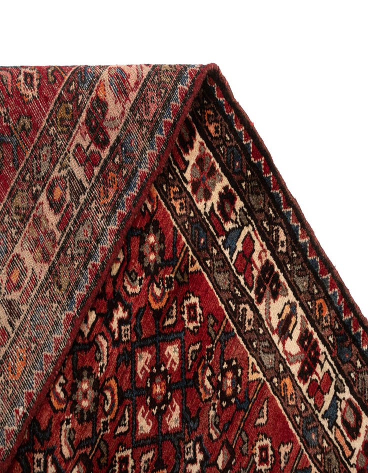 Detail image of  3' 10 x 9' 11 Hamedan Wool Runner Rug