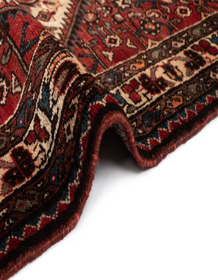 Detail image of  3' 10 x 9' 11 Hamedan Wool Runner Rug