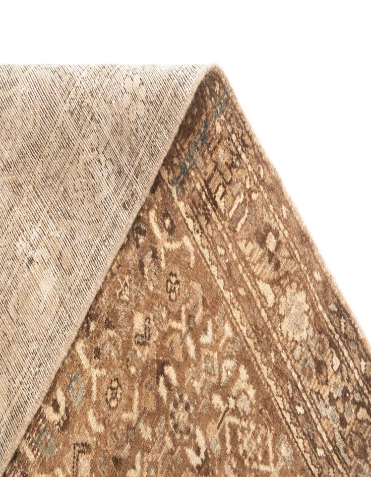 Detail image of  3' 8 x 10' Hamedan Runner Rug