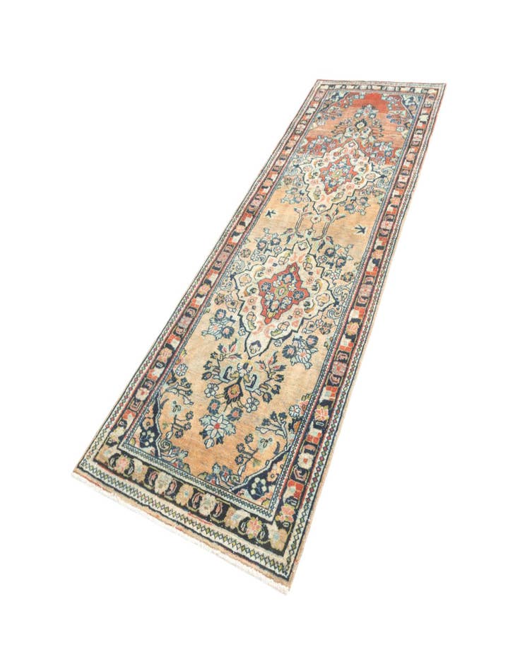 Detail image of  3' 7 x 13' Hamedan Runner Rug