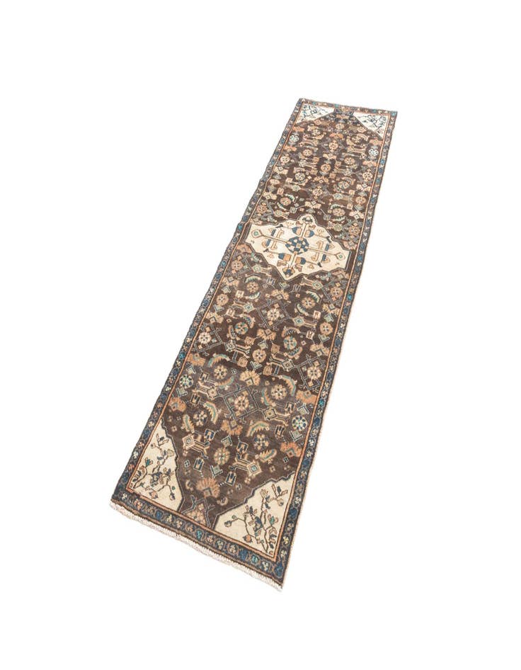 Detail image of  2' 6 x 8' 8 Hamedan Runner Rug