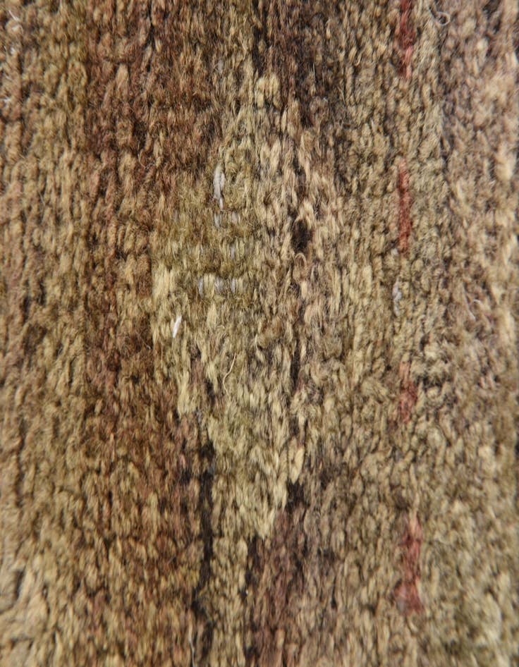 Detail image of  3' 9 x 7' 5  Hand Knotted Hamedan Persian Wool Runner Rug