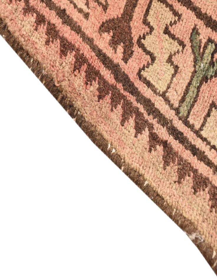 Detail image of  3' 7 x 9'  Hand Knotted Hamedan Persian Wool Runner Rug