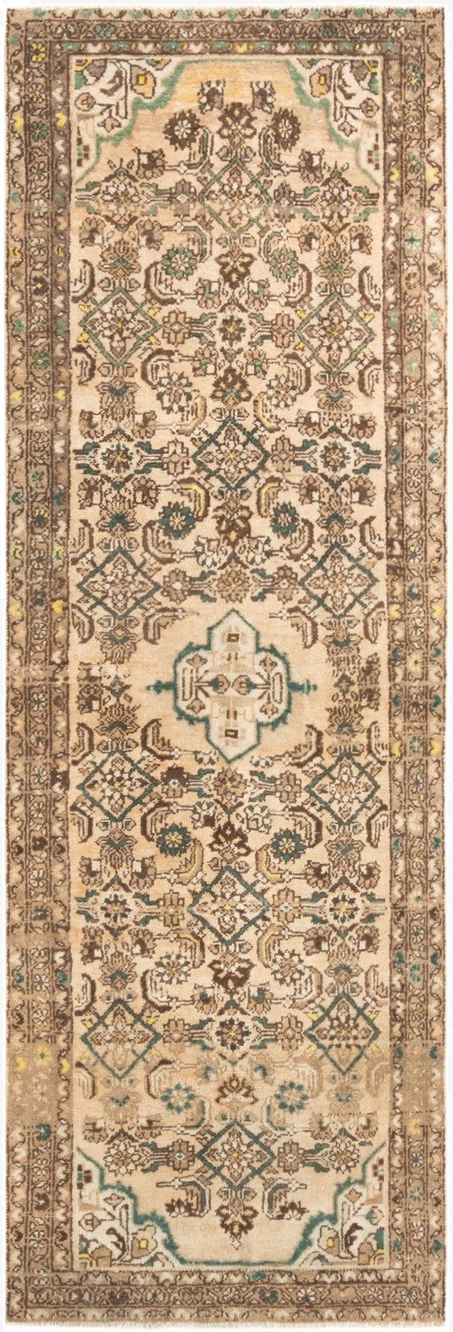  3' 1 x 9' 5 Hamedan Runner Rug
