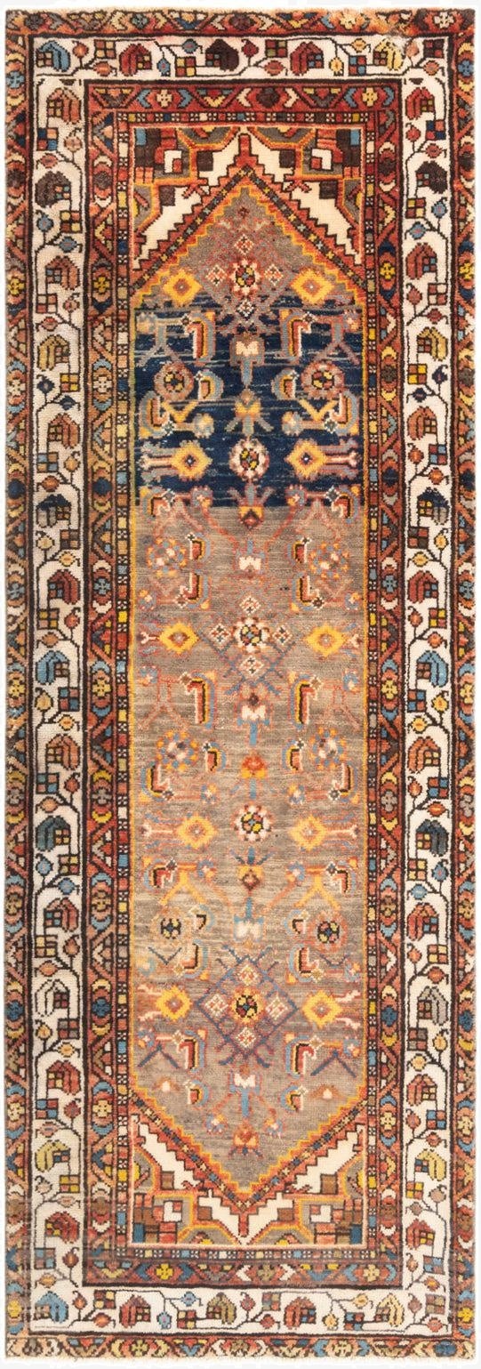  2' 7 x 7' 9 Hamedan Runner Rug