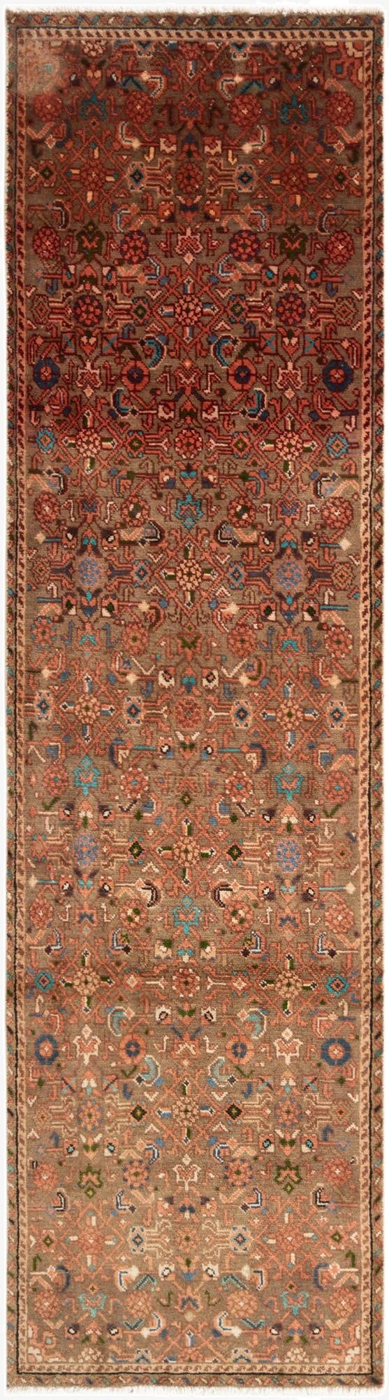  2' 6 x 9' Hamedan Runner Rug