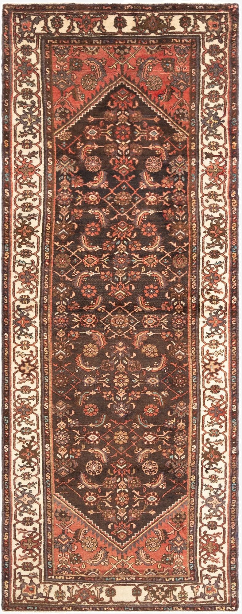  3' 5 x 10' 10 Hamedan Runner Rug