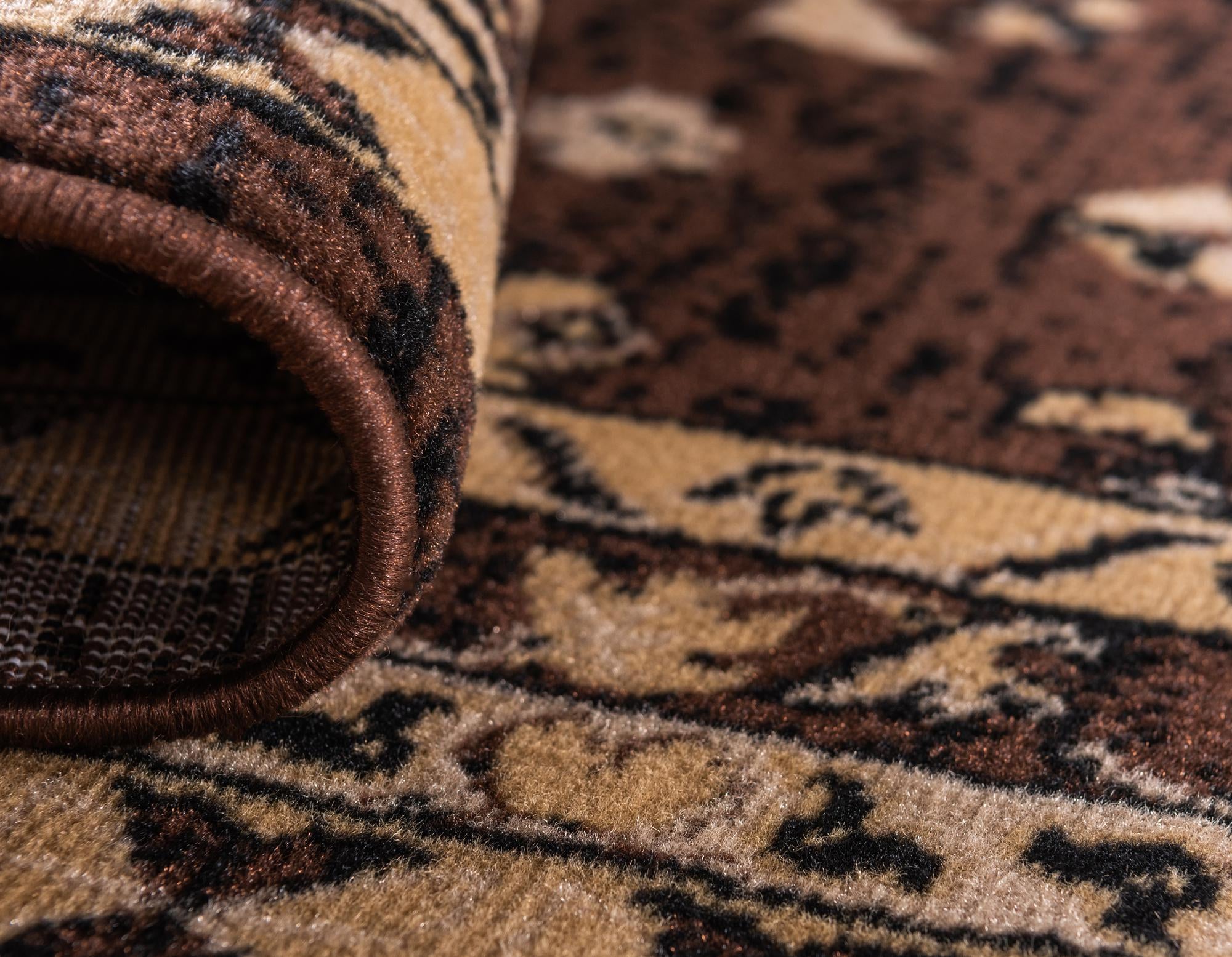 Brown 2' 2 x 8' 2 Heris Runner Rug | Rugs.com