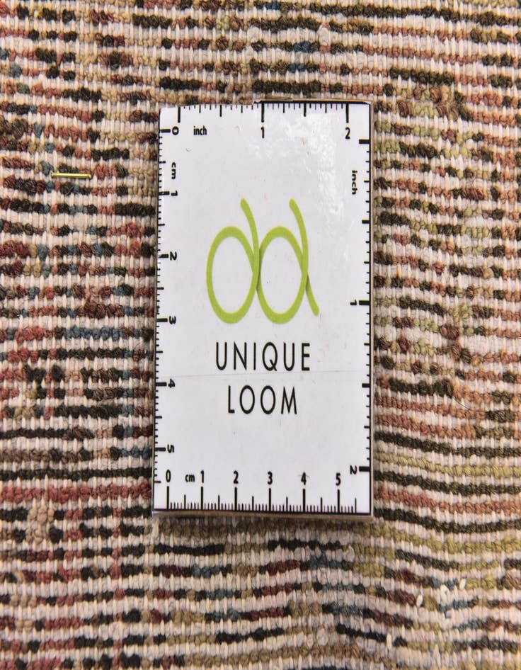 Detail image of  5' x 9' 9  Hand Knotted Hossainabad Persian Wool Runner Rug