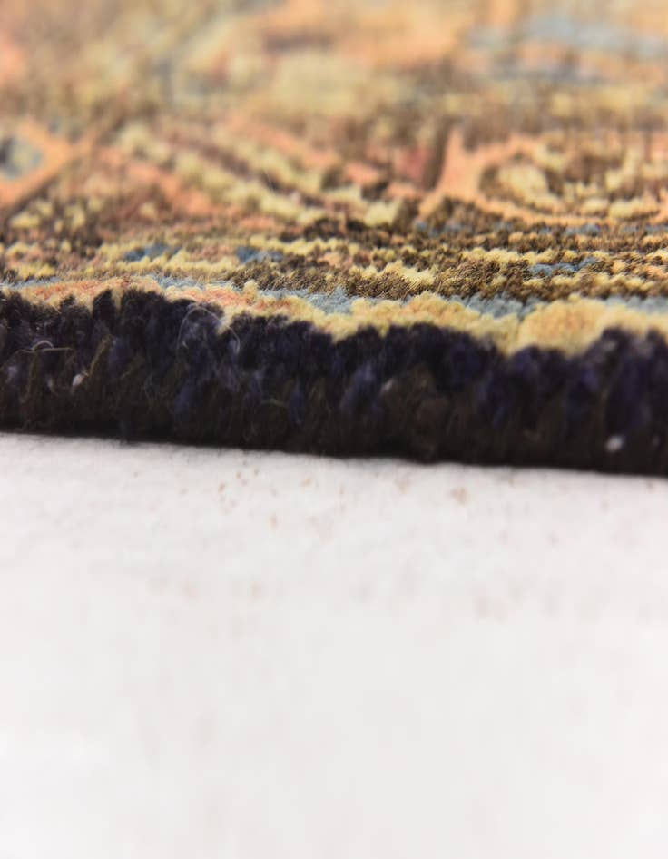 Detail image of  5' x 9' 9  Hand Knotted Hossainabad Persian Wool Runner Rug