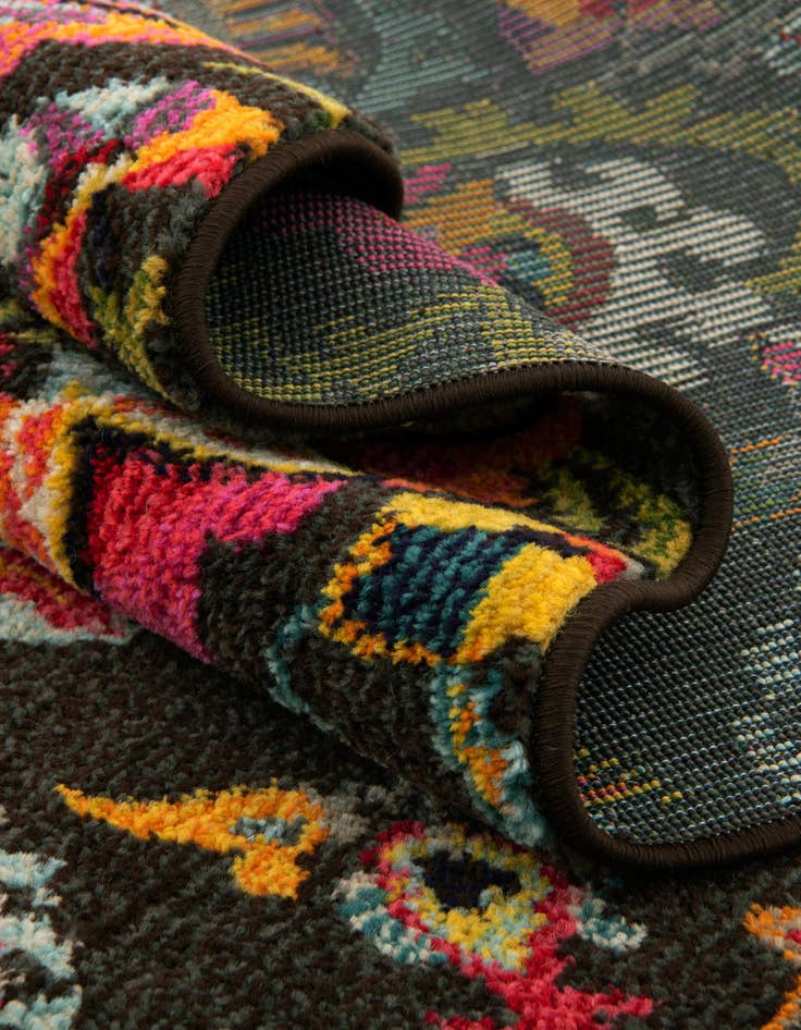 Detail image of  2' 2 x 6' 9  Washable Hyacinth Runner Rug