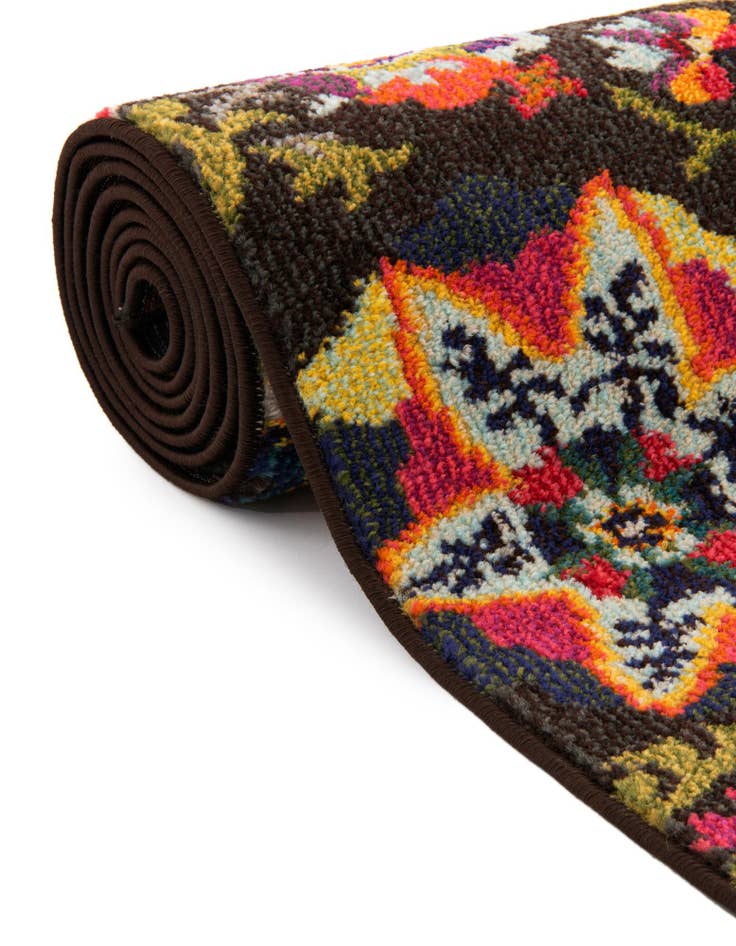 Detail image of  2' 2 x 6' 9  Washable Hyacinth Runner Rug