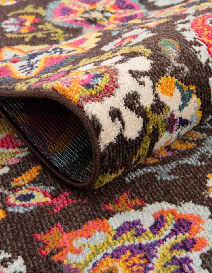 Detail image of  2' 2 x 6' 9  Washable Hyacinth Runner Rug