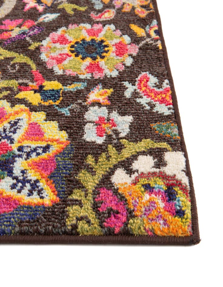 Detail image of  2' 2 x 6' 9  Washable Hyacinth Runner Rug