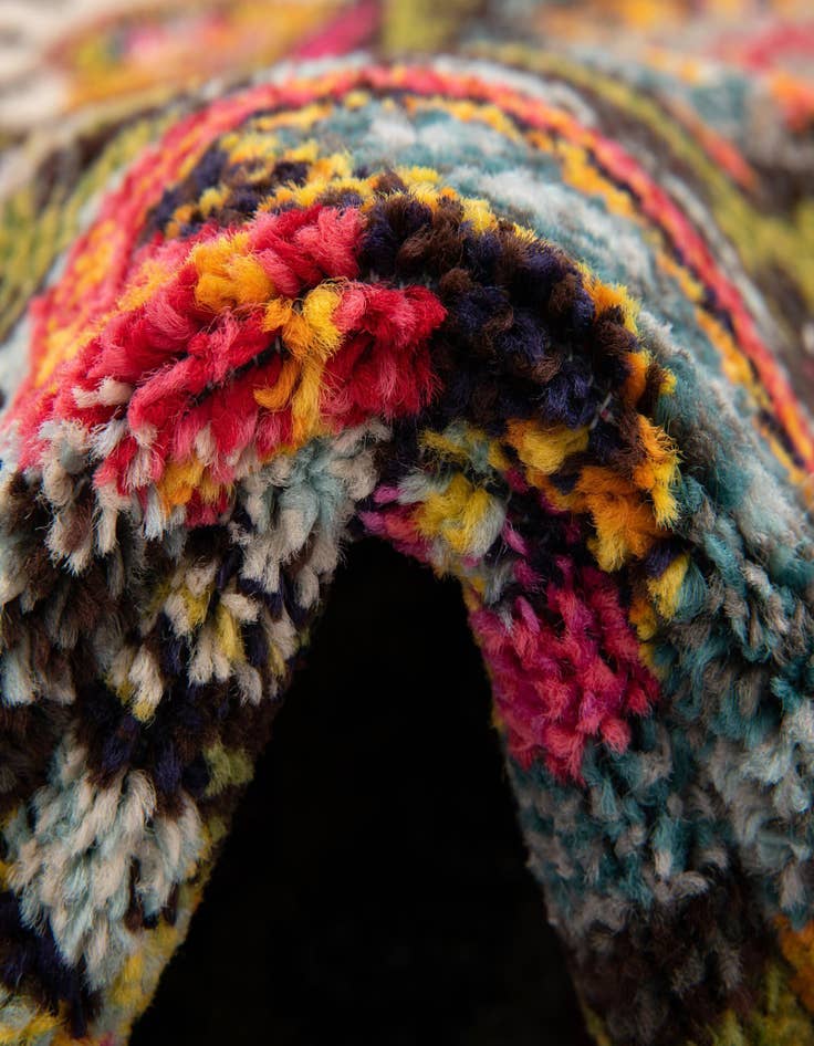 Detail image of  2' 2 x 6' 9  Washable Hyacinth Runner Rug