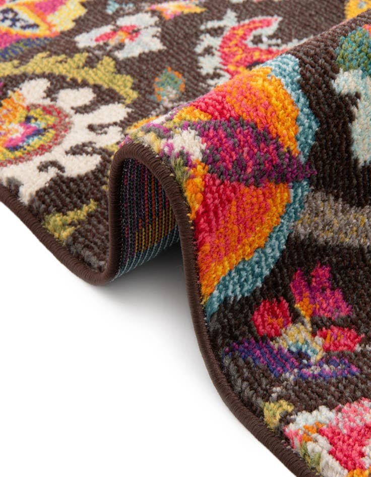 Detail image of  2' 2 x 6' 9  Washable Hyacinth Runner Rug