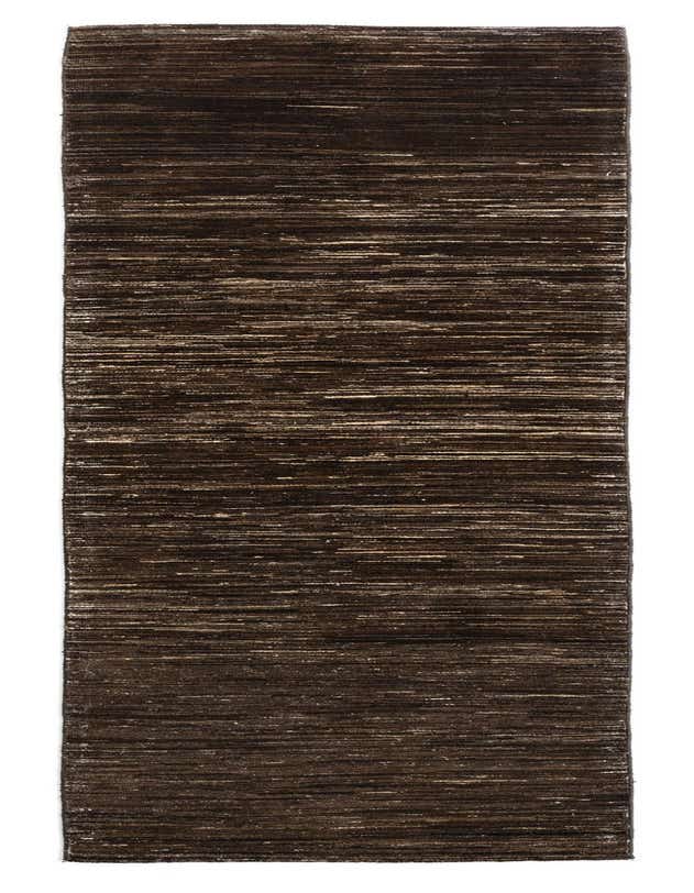 A 10 ft runner rug from the Juma collection, featuring a textured Persian pattern in varying shades of brown and tan, ideal for a hallway.