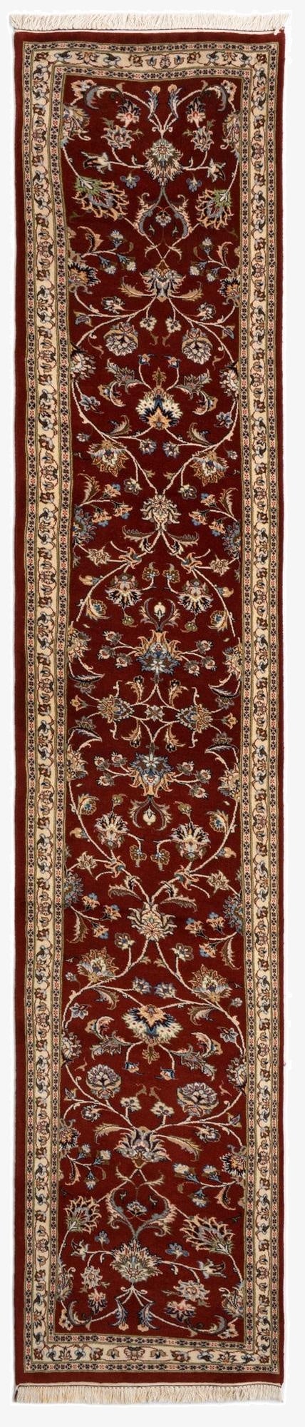  2' 3 x 13' 3 Kashan Wool Runner Rug
