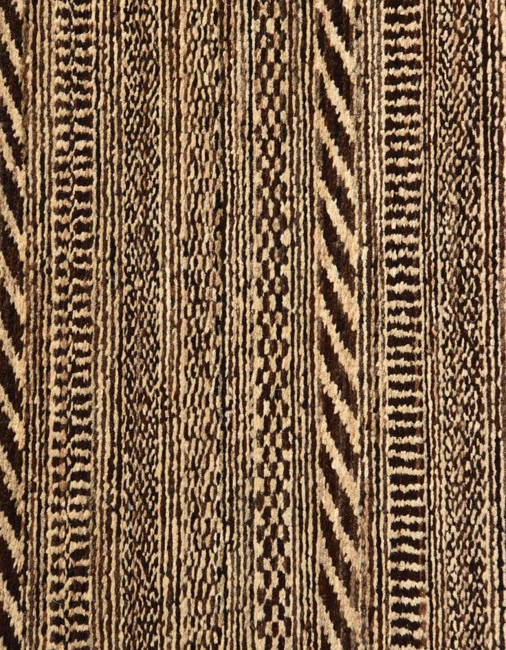Detail image of  2' 1 x 4' 1  Hand Knotted Kashkuli Gabbeh Oriental Wool Runner Rug
