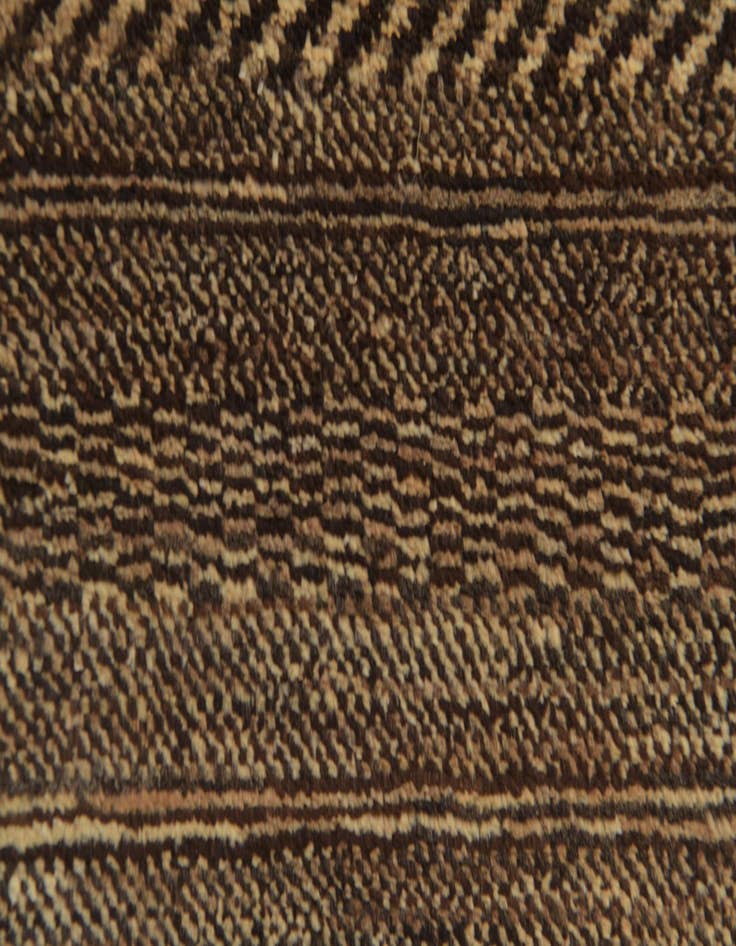 Detail image of  2' 4 x 4' 6  Hand Knotted Kashkuli Gabbeh Wool Runner Rug