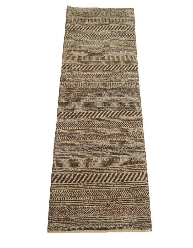 Detail image of  2' 1 x 4'  Hand Knotted Kashkuli Gabbeh Oriental Wool Runner Rug