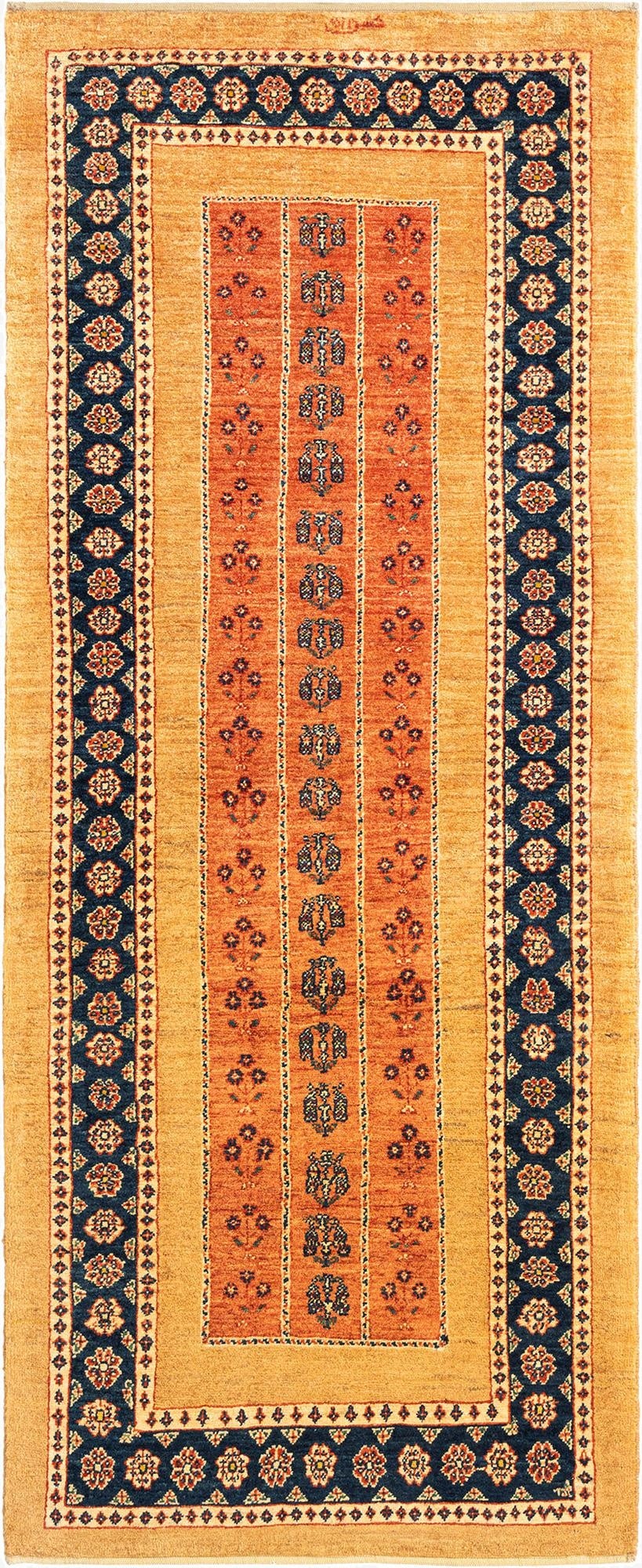  2' 9 x 6' 9 Kashkuli Wool Runner Rug