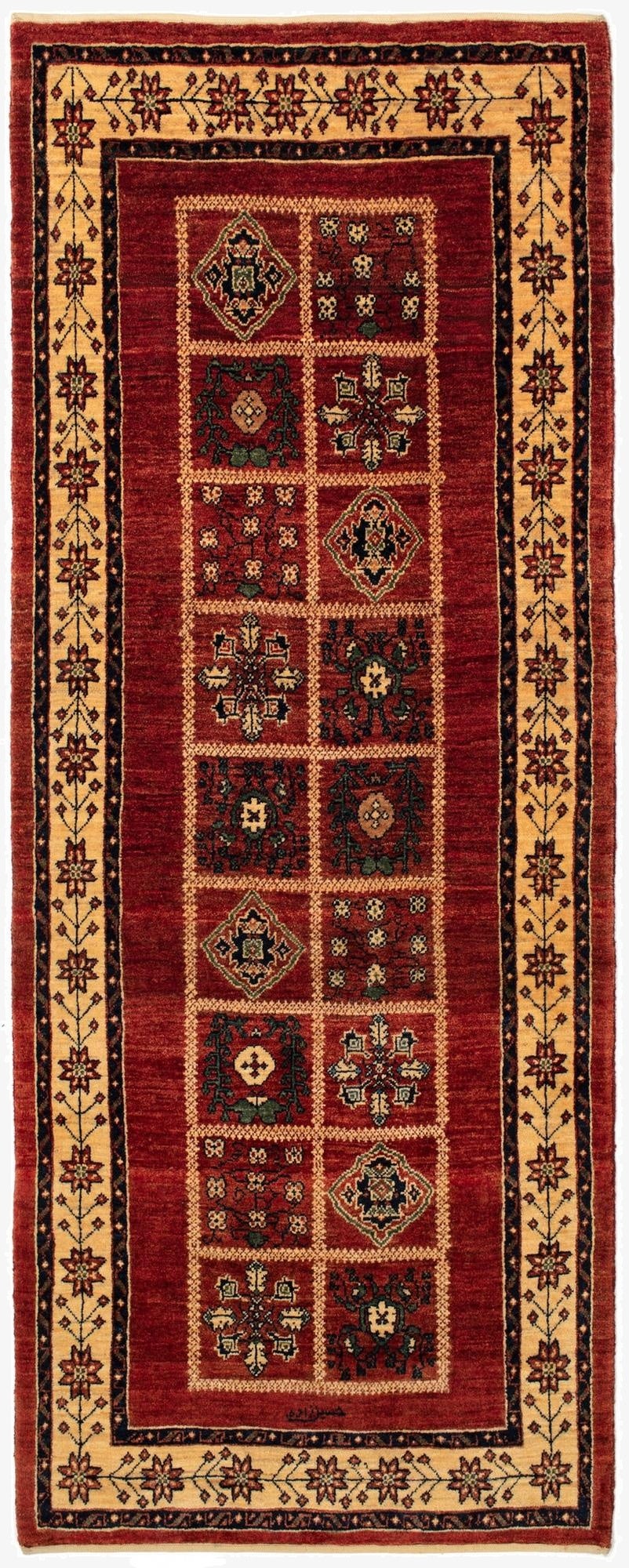  2' 9 x 7' 1 Kashkuli Runner Rug