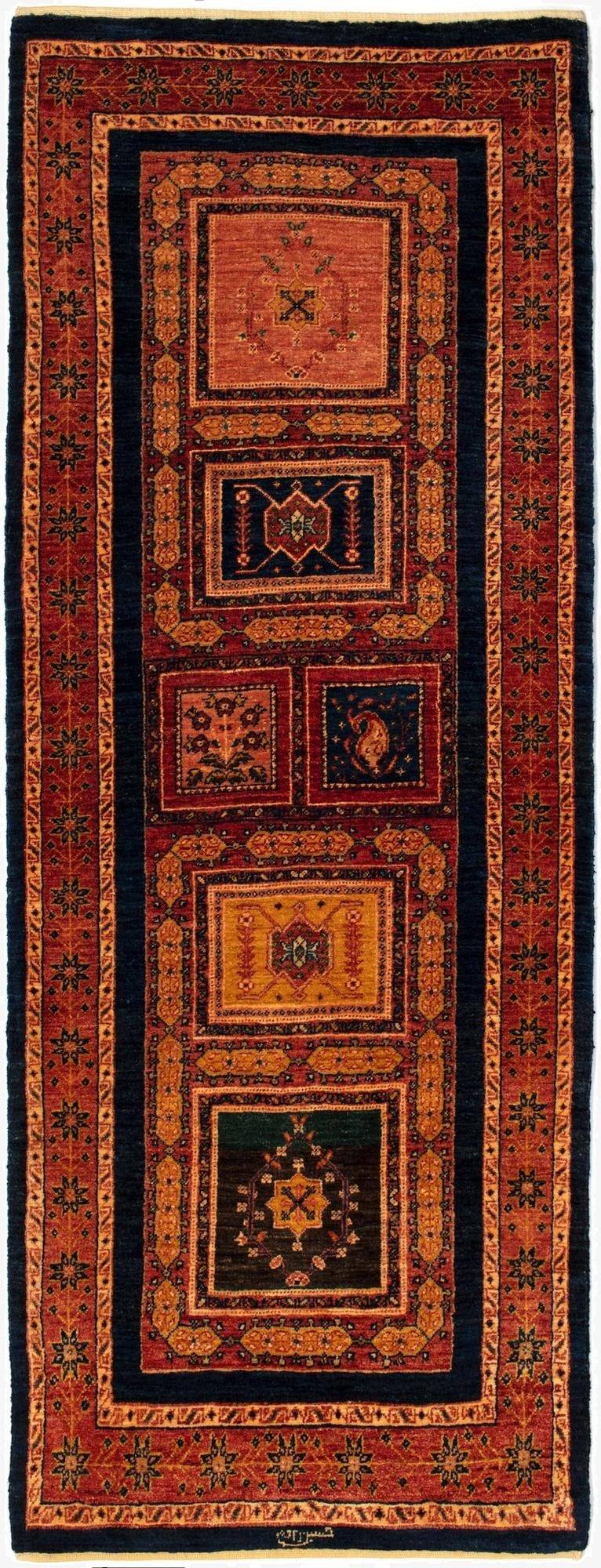  2' 8 x 7' 1 Kashkuli Runner Rug