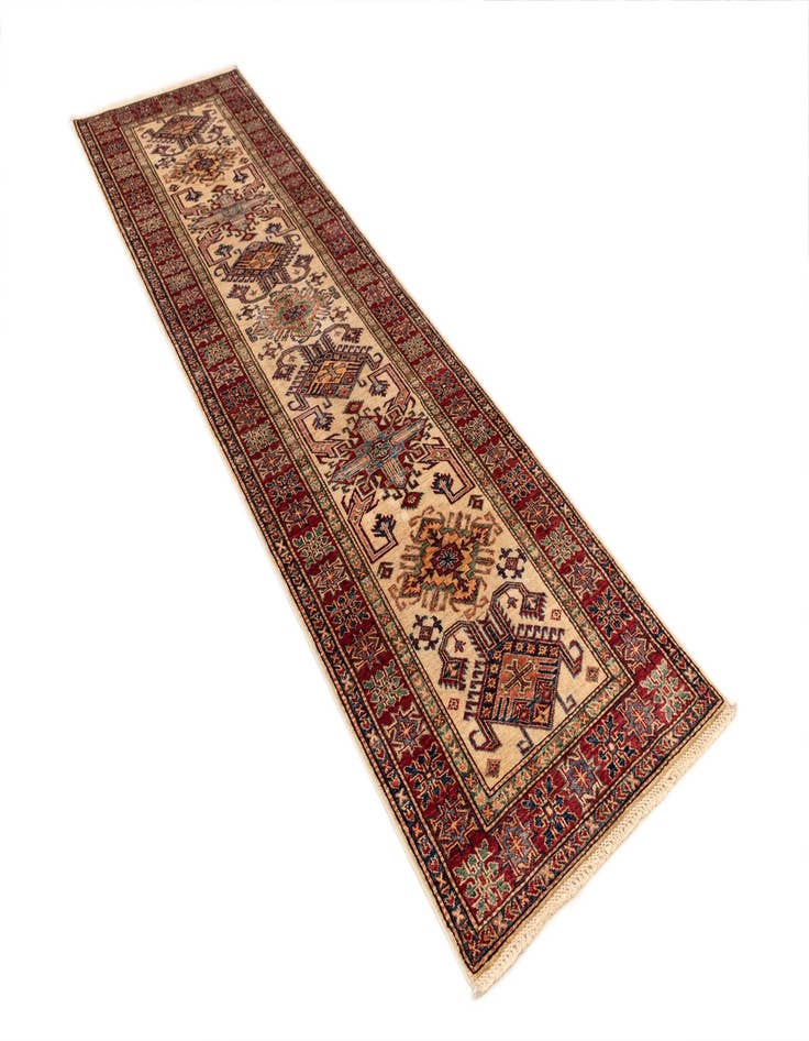 Detail image of  2' 8 x 10' Kazak Wool Runner Rug