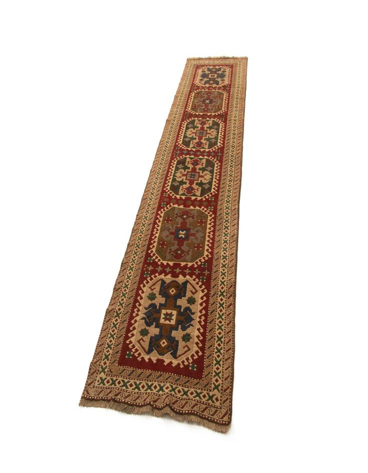 Detail image of  3' 2 x 12' 7 Kazak Runner Rug