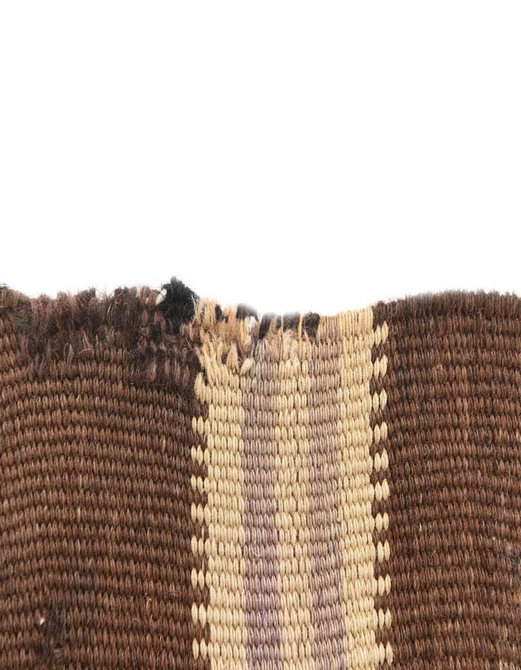 Detail image of  4' x 8'  Hand Woven Kilim Afghan Wool Runner Rug