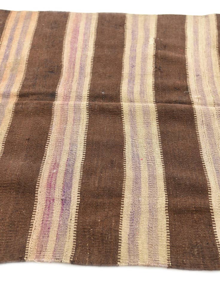 Detail image of  4' x 8'  Hand Woven Kilim Afghan Wool Runner Rug