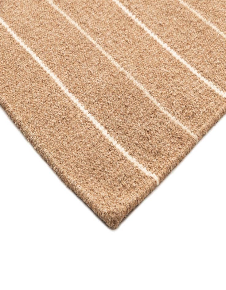 Detail image of  2' 4 x 4' 6  Hand Woven Kilim Dhurrie Wool Runner Rug