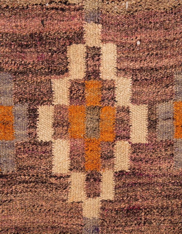 Detail image of  3' 9 x 7' 4  Hand Woven Kilim Fars Wool Runner Rug