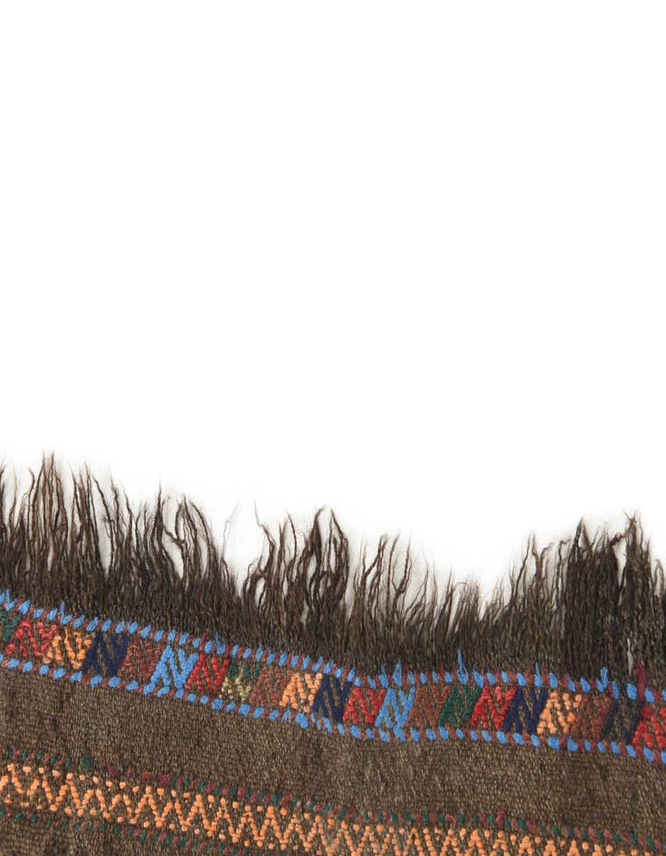 Detail image of  2' 3 x 7' 9  Hand Knotted Kilim Fars Persian Wool Runner Rug