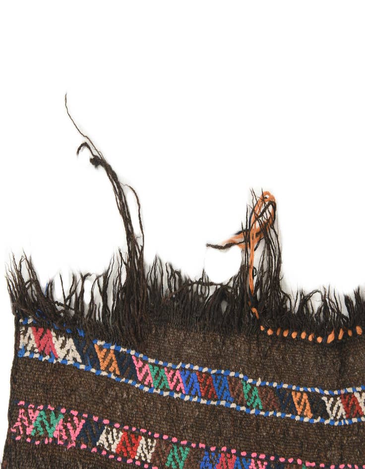 Detail image of  2' 6 x 7' 7  Hand Knotted Kilim Fars Persian Wool Runner Rug