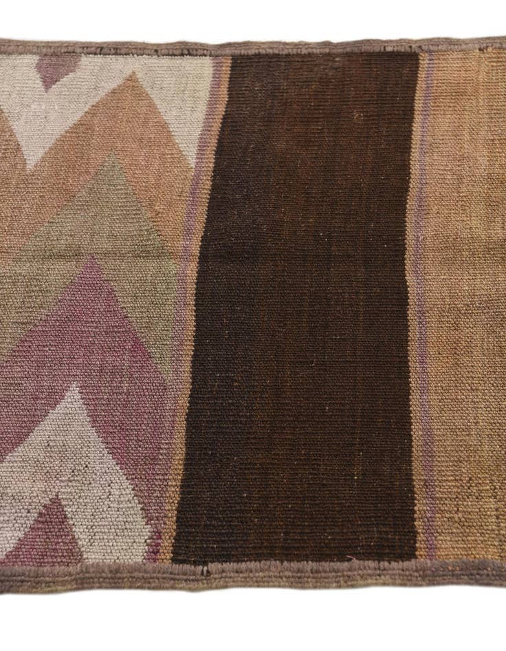 Detail image of  2' 1 x 14' 3  Hand Woven Kilim Fars Wool Runner Rug