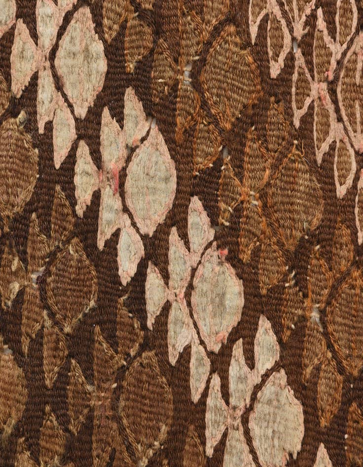 Detail image of  3' 5 x 8' 5  Hand Woven Kilim Fars Wool Runner Rug