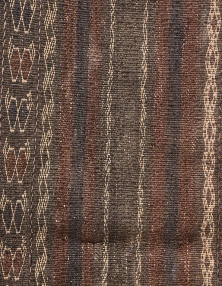 Detail image of  3' 5 x 6' 9  Hand Woven Kilim Fars Wool Runner Rug