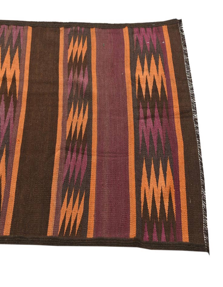 Detail image of  2' 5 x 10' 4  Hand Woven Kilim Fars Wool Runner Rug