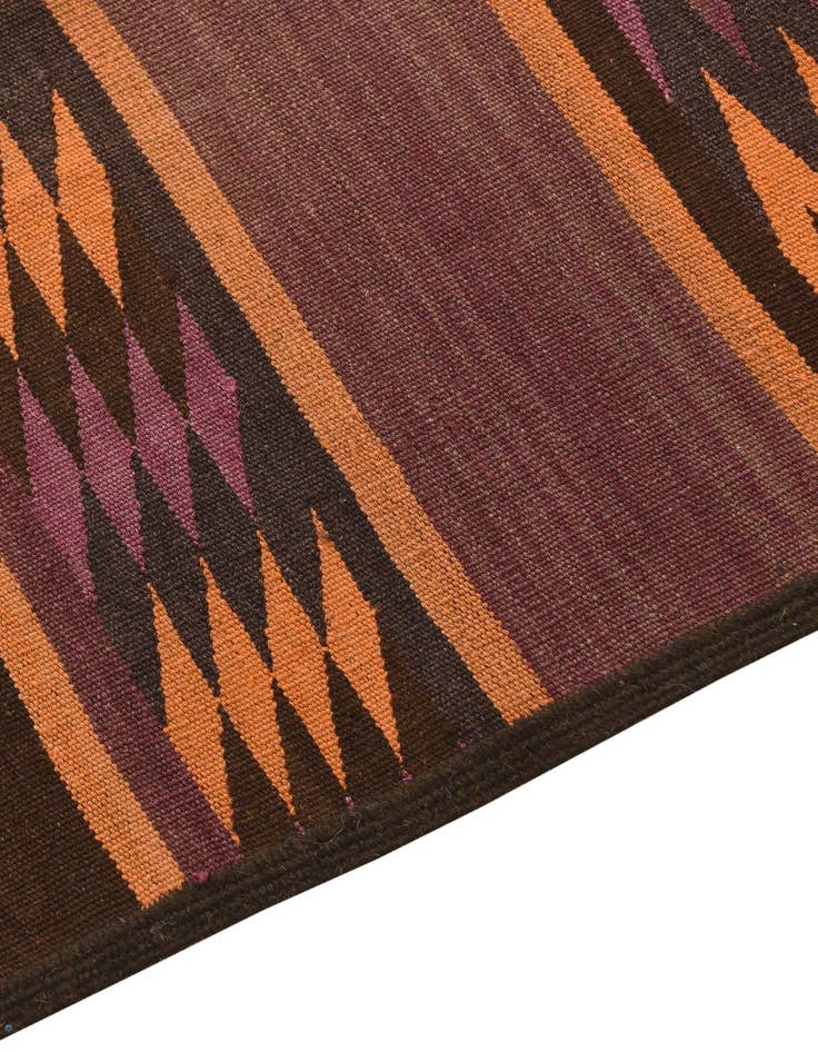 Detail image of  2' 5 x 10' 4  Hand Woven Kilim Fars Wool Runner Rug