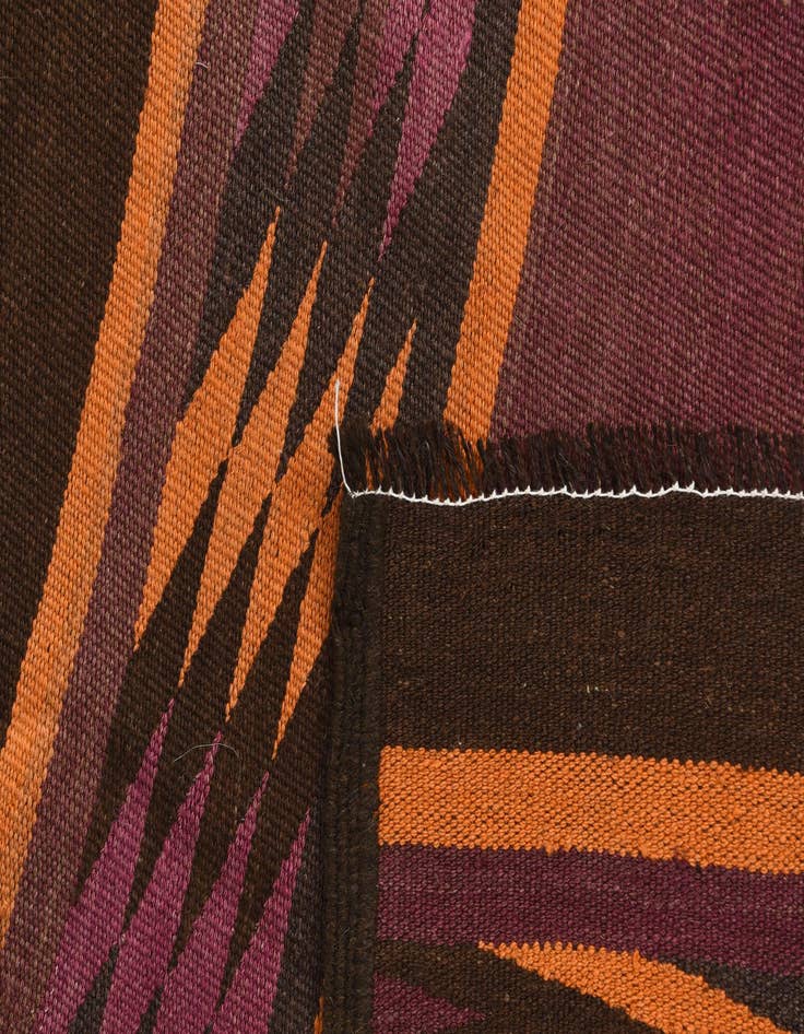 Detail image of  2' 5 x 10' 4  Hand Woven Kilim Fars Wool Runner Rug
