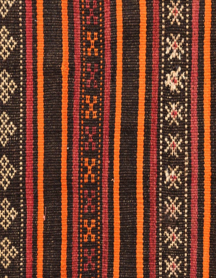 Detail image of  2' 8 x 8' 3  Hand Woven Kilim Fars Wool Runner Rug